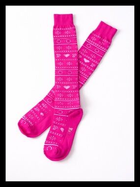 💕ⓅⒾⓃⓀ ⓋⓈ VINTAGE/RARE/HTF Knee High Crew Socks NWT💕